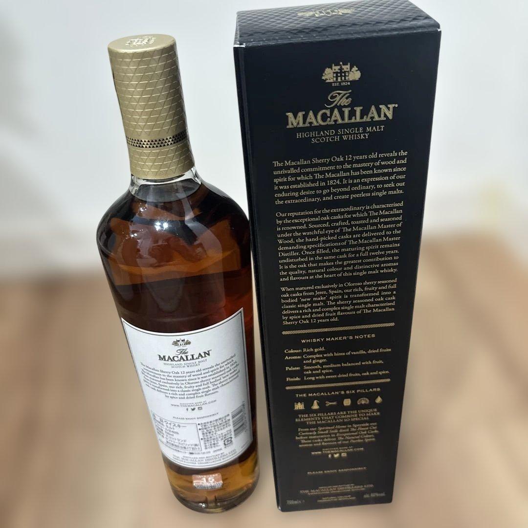 （未開封）The Macallan 12年 シェリーオークカスク