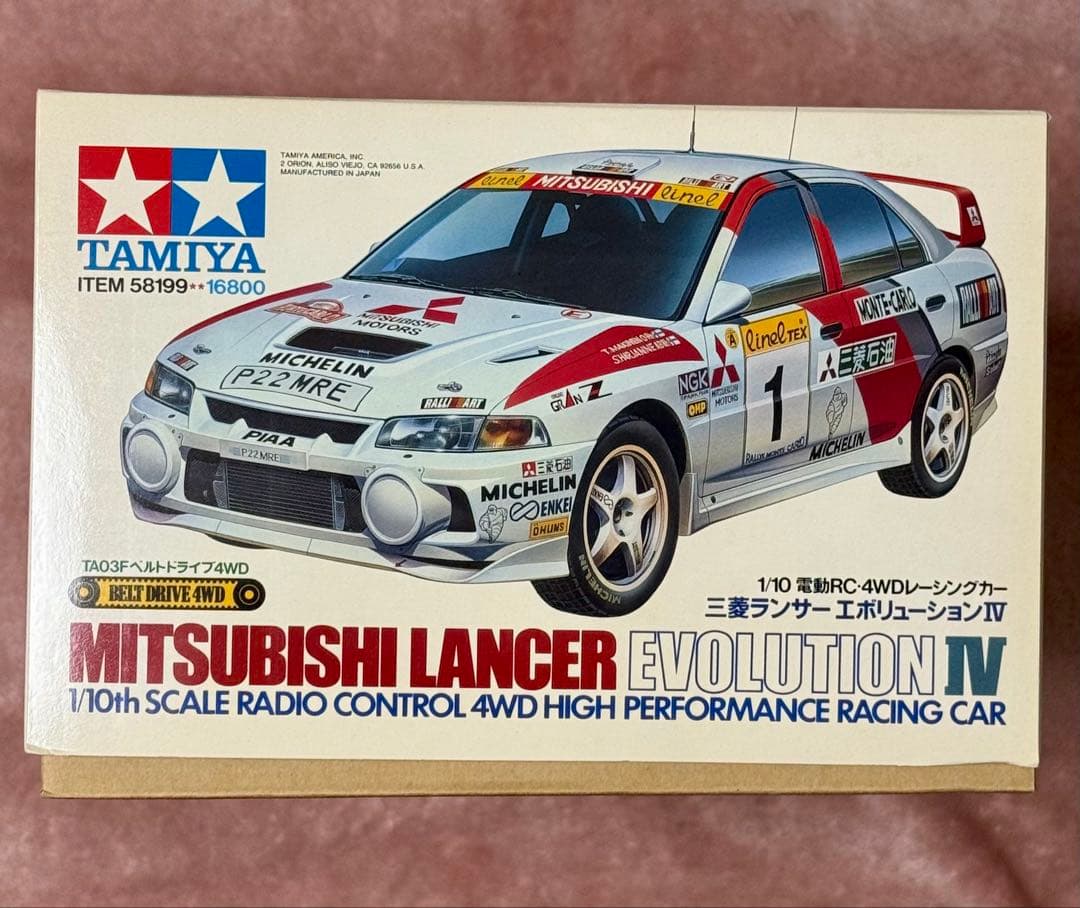 限定値下げ中★【ラスト１台】タミヤ★三菱ランサーエボリューションIV TA03F