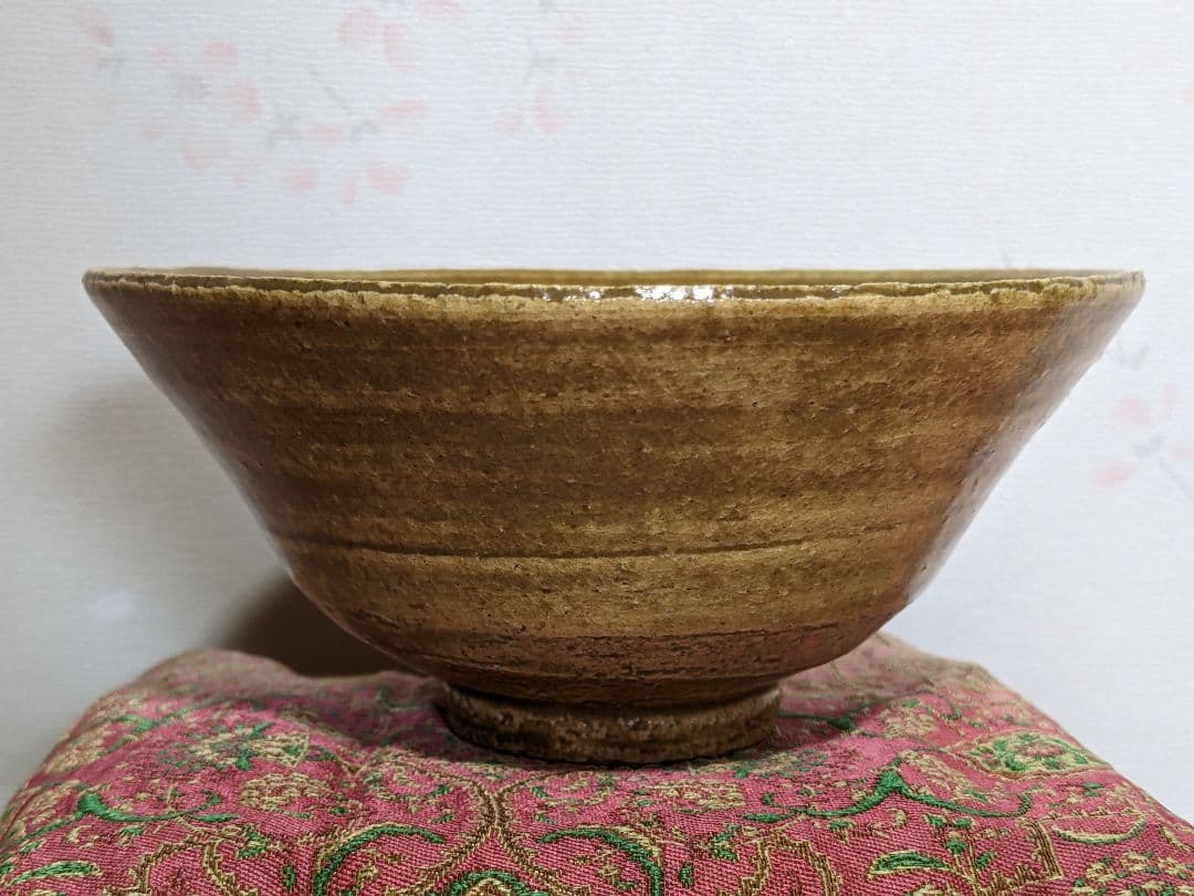 ⭐黄瀬戸 抹茶盌 年代物 茶道具 瀬戸焼 コレクション 骨董品 アンティーク