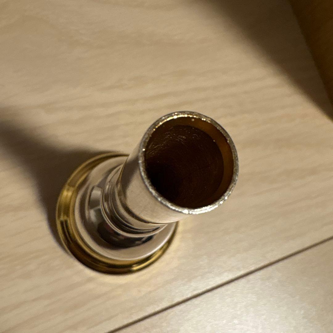 トロンボーン・ユーフォニアム用太管マウスピース　シルキー51D　リム、インナー金