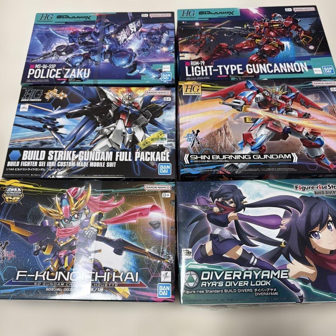 HG ガンプラ６種セット