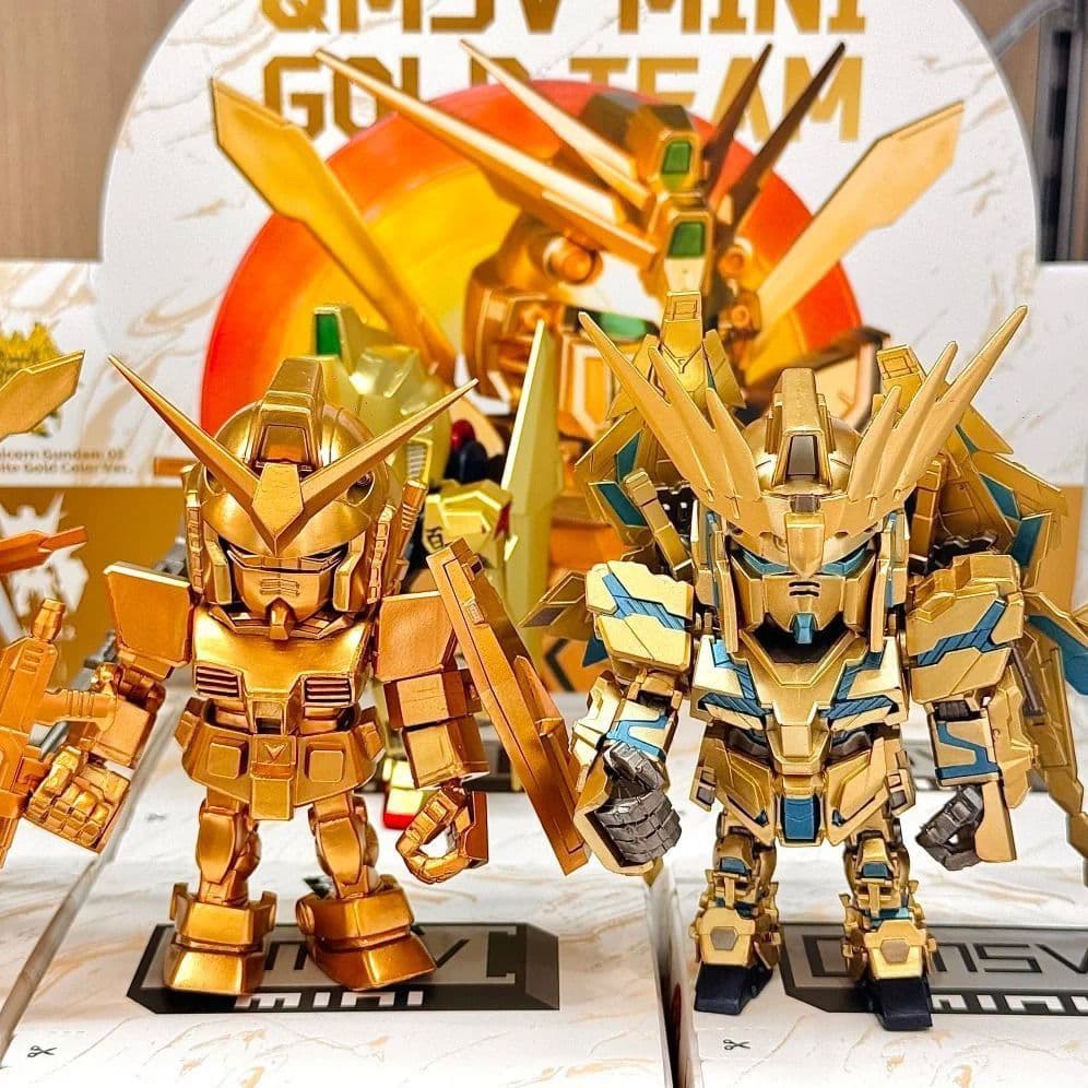 QMSVMINI GOLD TEAMゴールドチーム ガンダム ブラインドボックス
