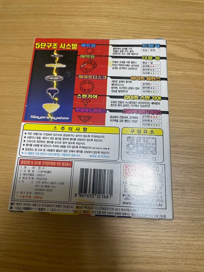 ベイブレード ドランザー　ゴールドメッキ