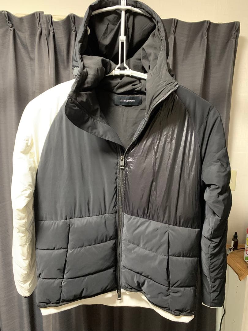 ※値引 LUXE AKMPLUSバイカラーダウンジャケット