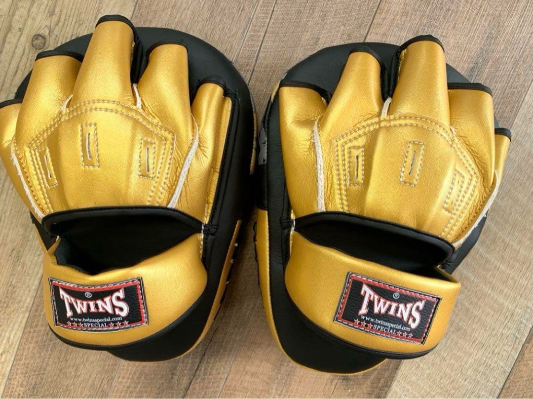 パンチミットペア　 金　ゴールド 　黒