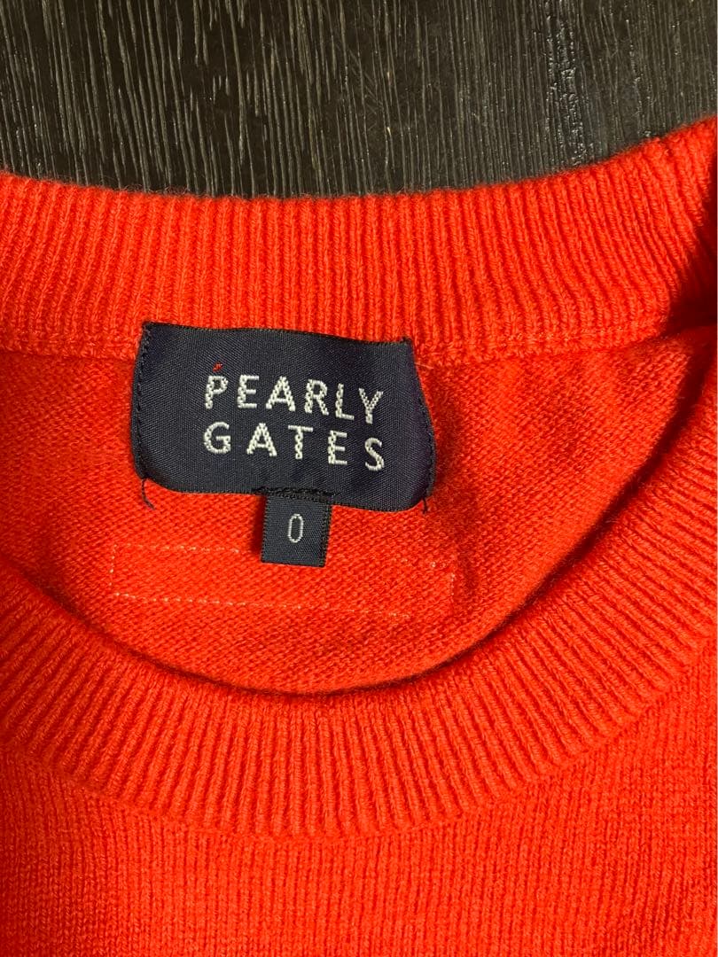 PEARLY GATES オレンジ セーター サイズ0