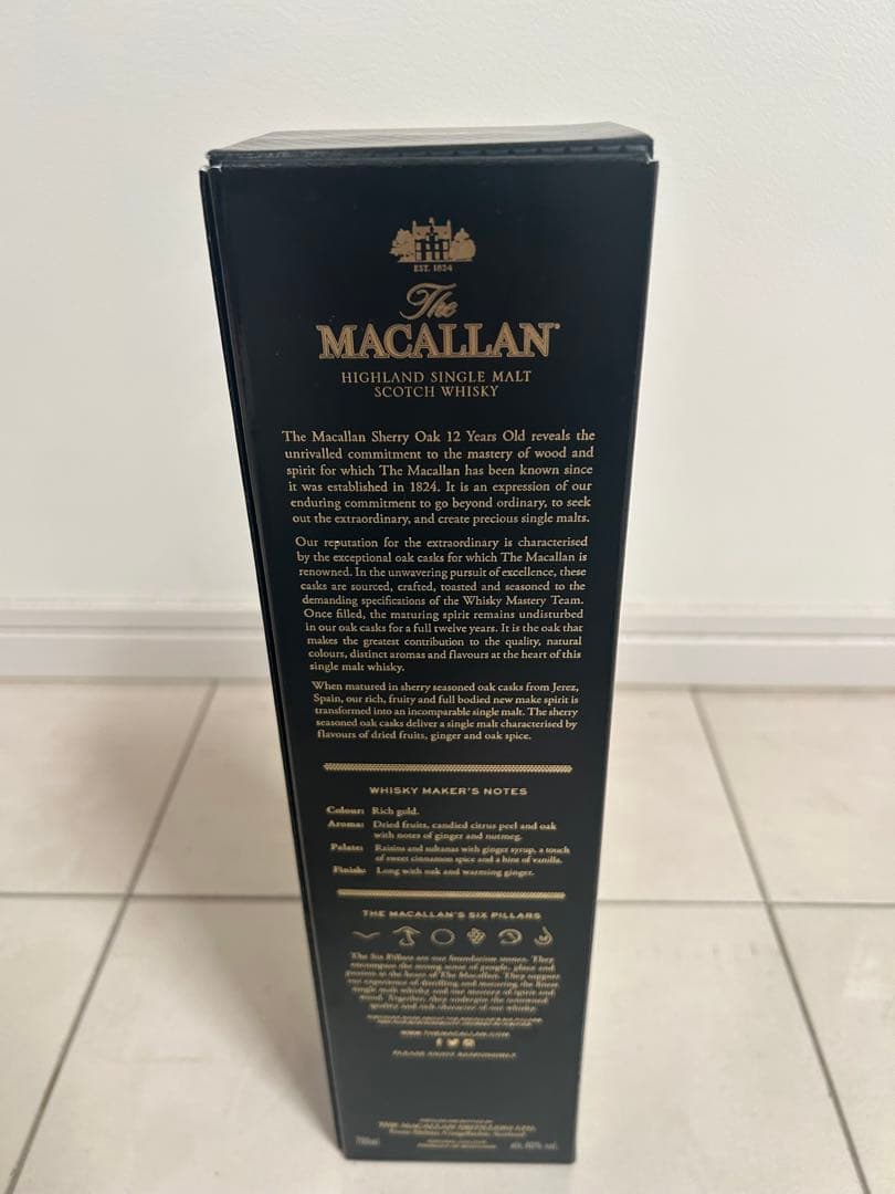 The Macallan 12年シングルモルトウイスキー 700ml 新品未開封
