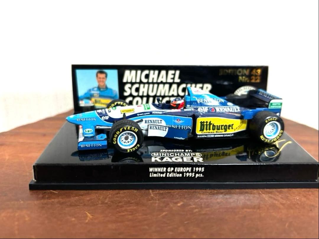 ベネトン・ルノー ミニカー 1995年 優勝記念
