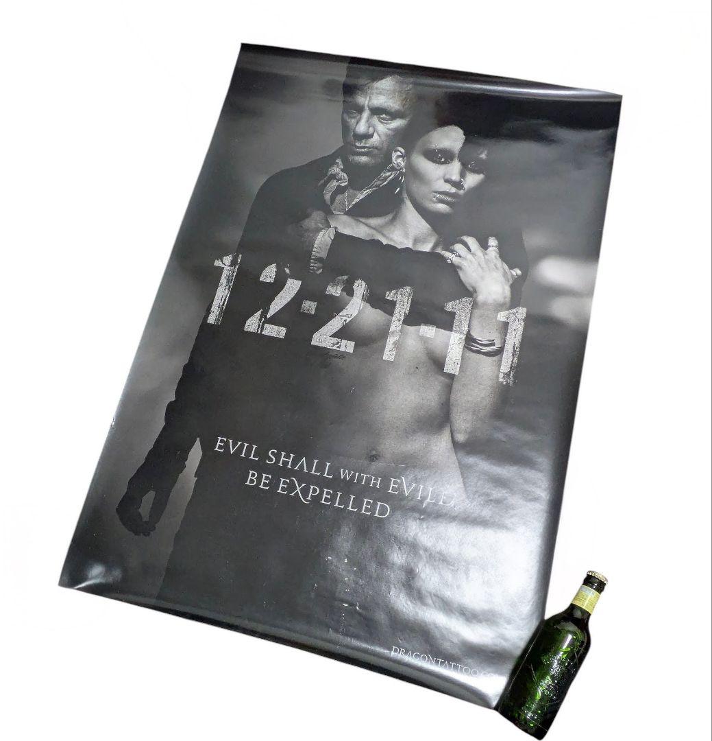 映画 ドラゴンタトゥーの女　US劇場用 特大ティザー ポスター　非売品　1シート