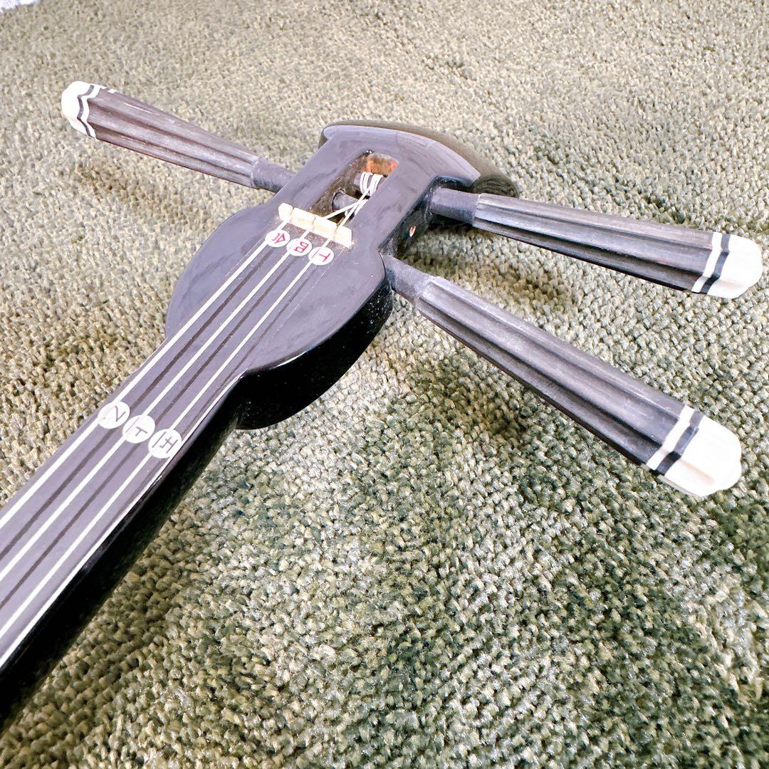 沖縄三線 蛇皮線 人工革張り 伝統楽器 和楽器 琉球 弦楽器 初心者 琉球