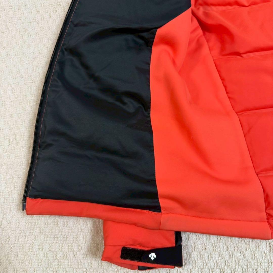 デサントゴルフ ダウンジャケット M オレンジ