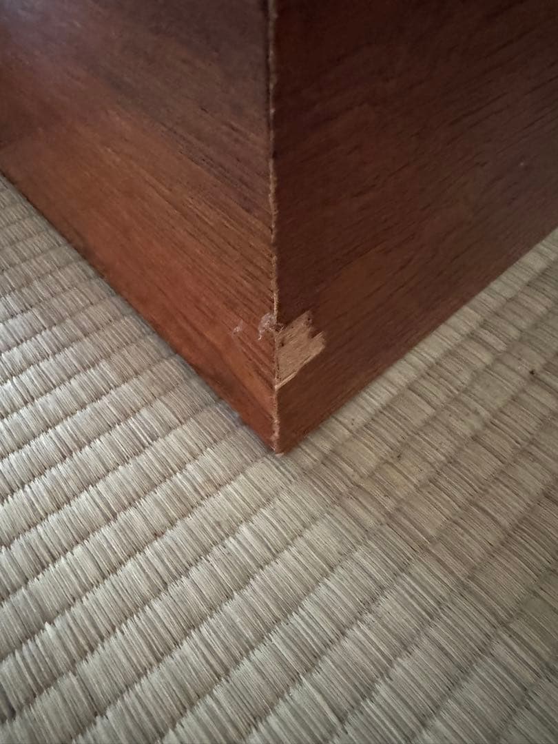 レトロ　茶箪笥　木製ガラス扉収納棚