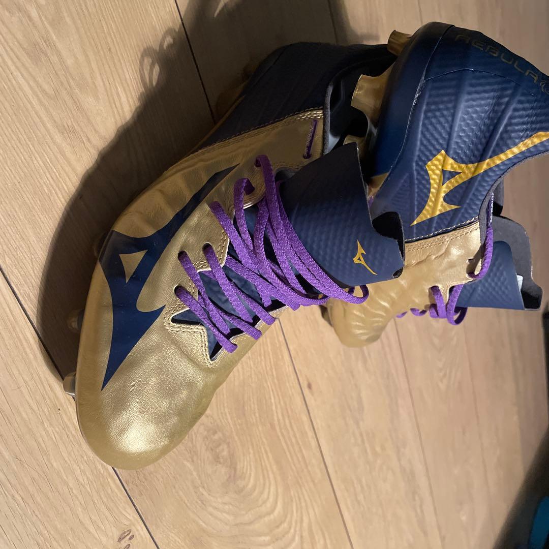 Mizuno サッカーシューズ ゴールド/ネイビー