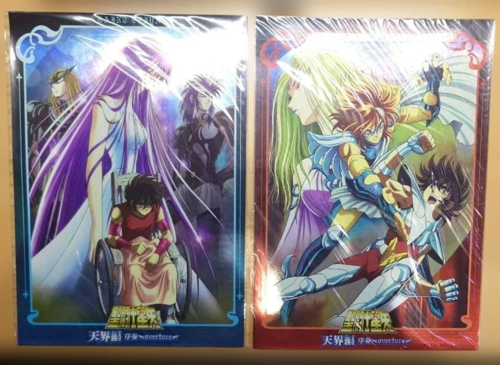 聖闘士星矢 天界編 序奏 大型ステッカー2枚セット