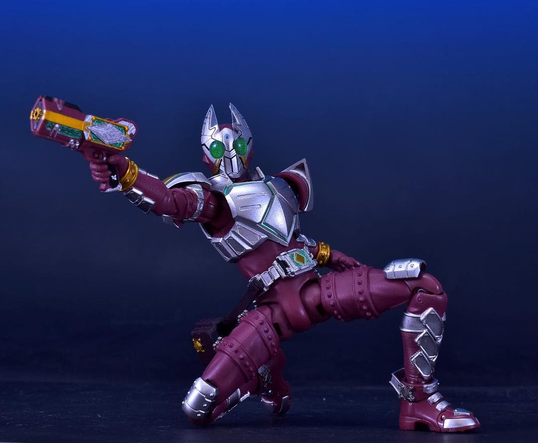 中古 S.H.フィギュアーツ 仮面ライダーギャレン&レッドランバスセット