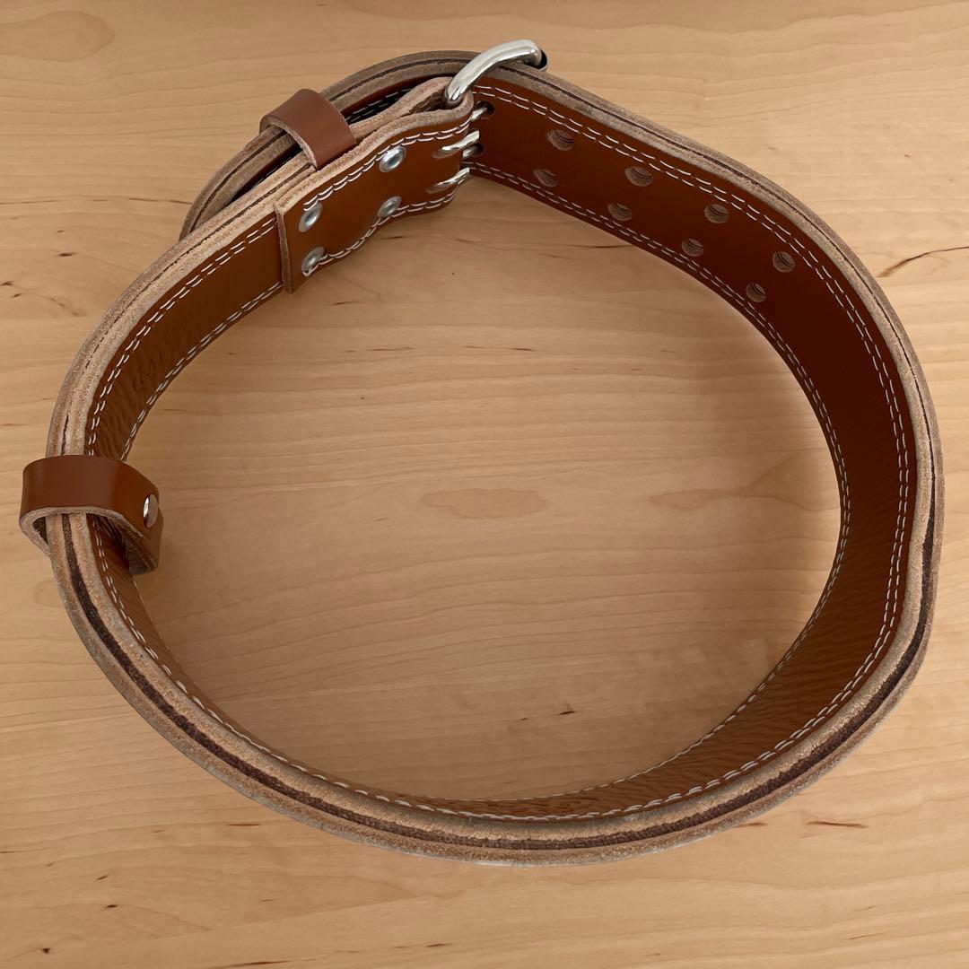 【美品】GOLD'S GYM G3324 プロレザーベルト Ｍサイズ