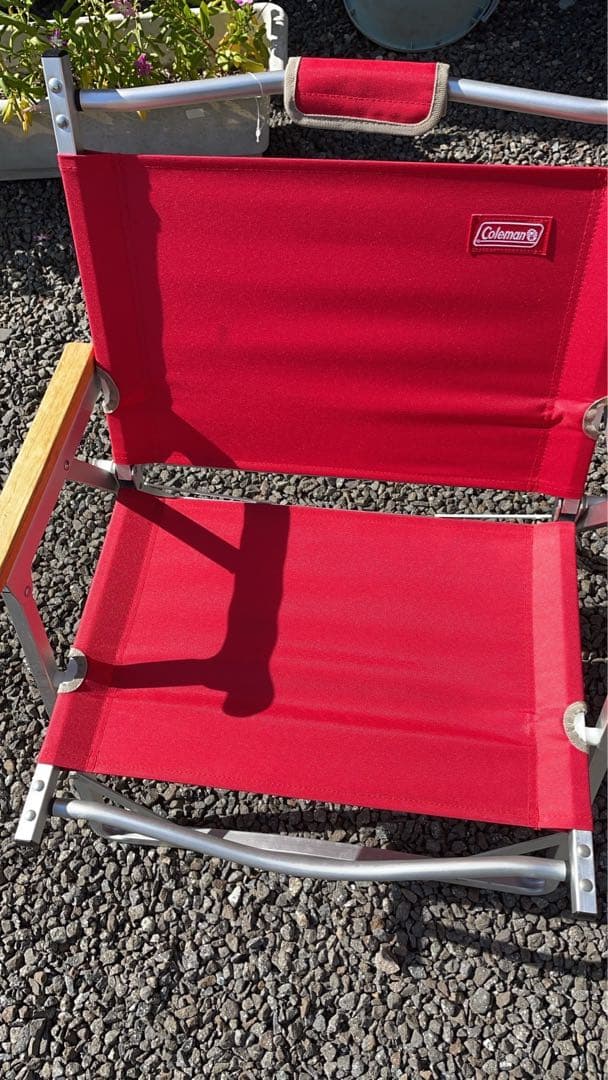 Coleman コンパクトフォールディングチェア 2組 レッド