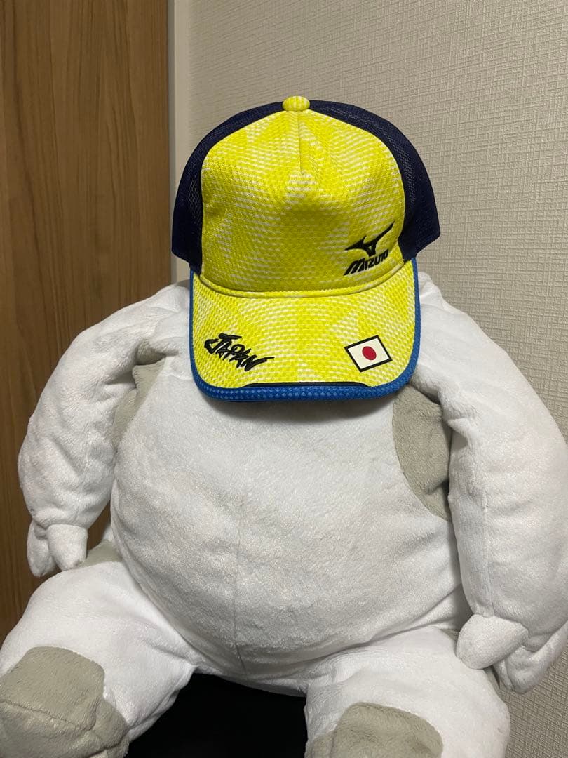 ミズノ MIZUNO ソフトテニス キャップ 非売品 激レア 日本代表 支給品