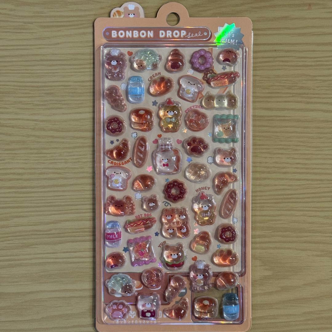 正規品 ボンボンドロップシール きゅるるん 13点セット