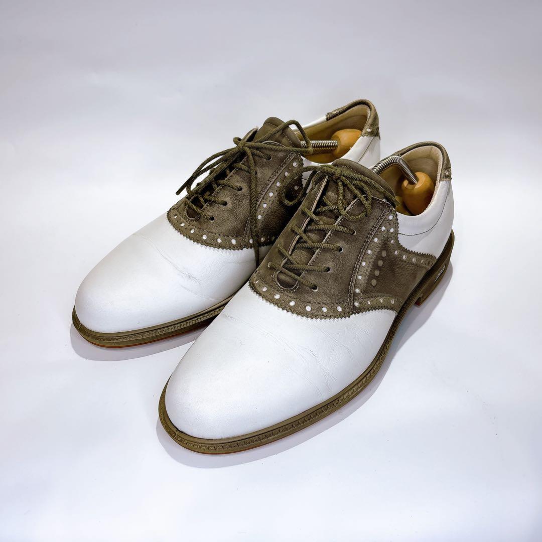 ECCO スパイクレスゴルフシューズ ホワイト 42