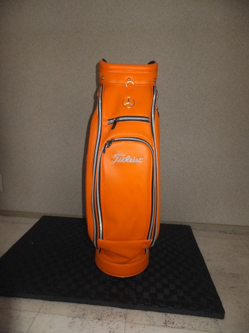 限定！タイトリスト / メルセデス・ベンツ コラボ キャディバッグ（オレンジ）