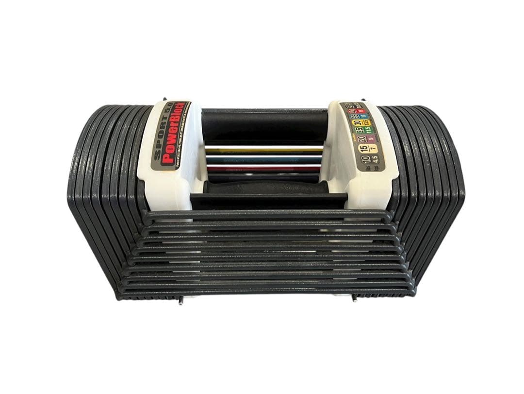 ◇① 可変式ダンベル POWERBLOCK パワーブロック 片側1個22.5kg