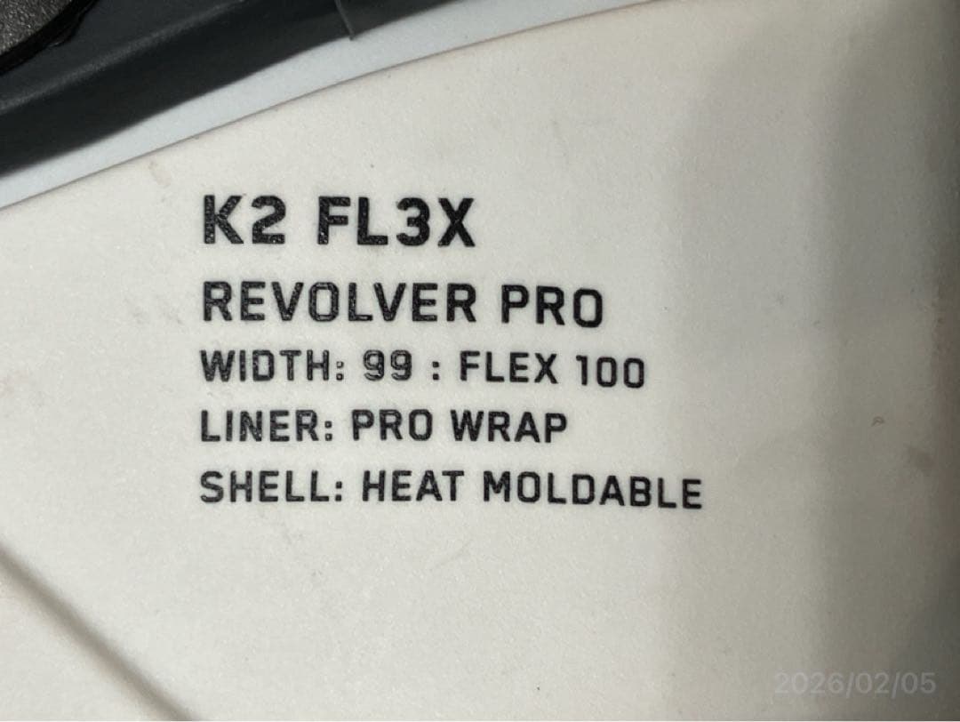 スキー k2 FL2X REVOLVER PRO Flex100 27.5cm