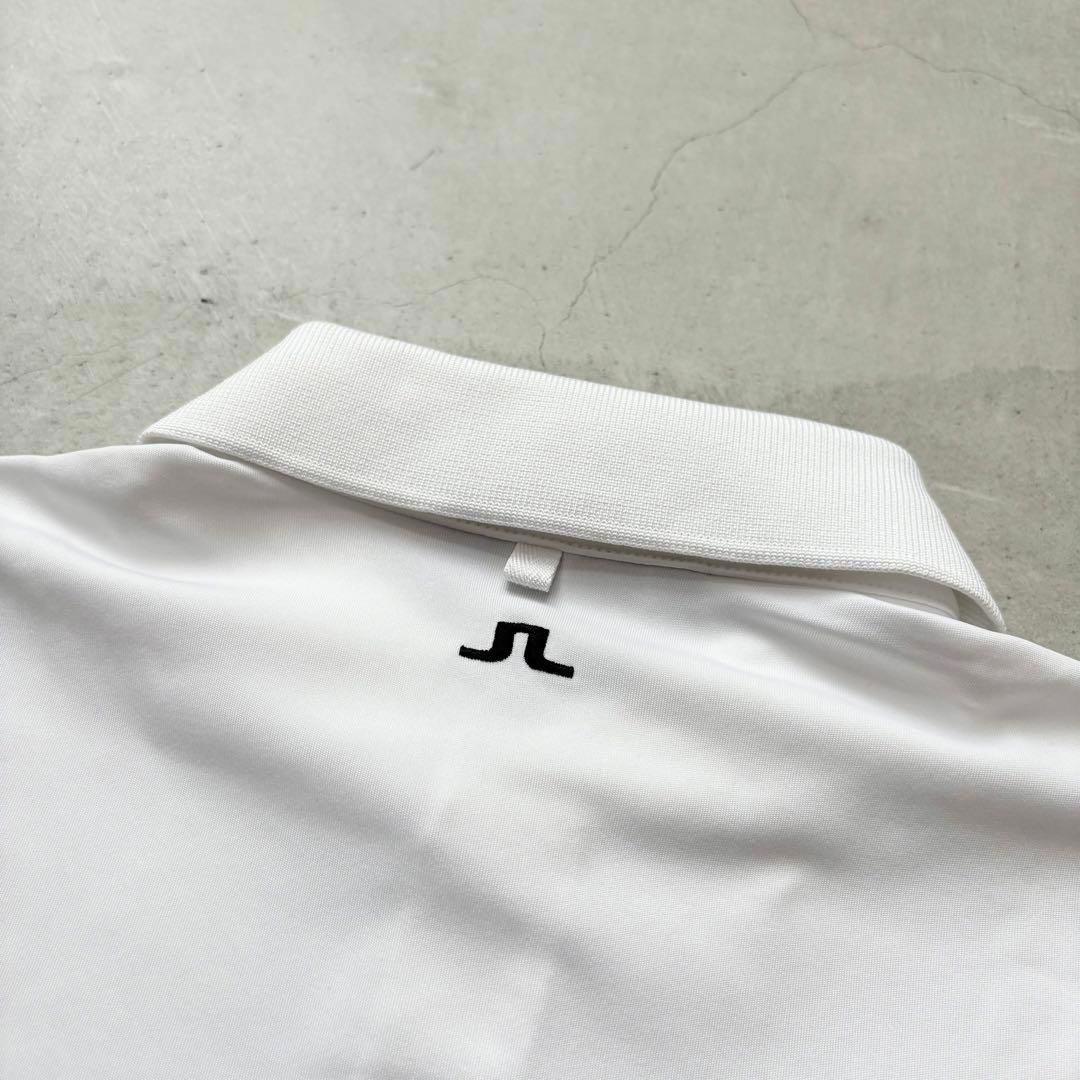 J.LINDEBERGジェイリンドバーグ 半袖ポロシャツ ブリッジロゴ 刺繍 S