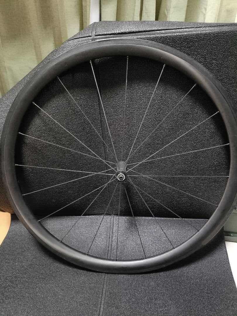 リムブレーキ　カーボンホイール　手組　前後セット