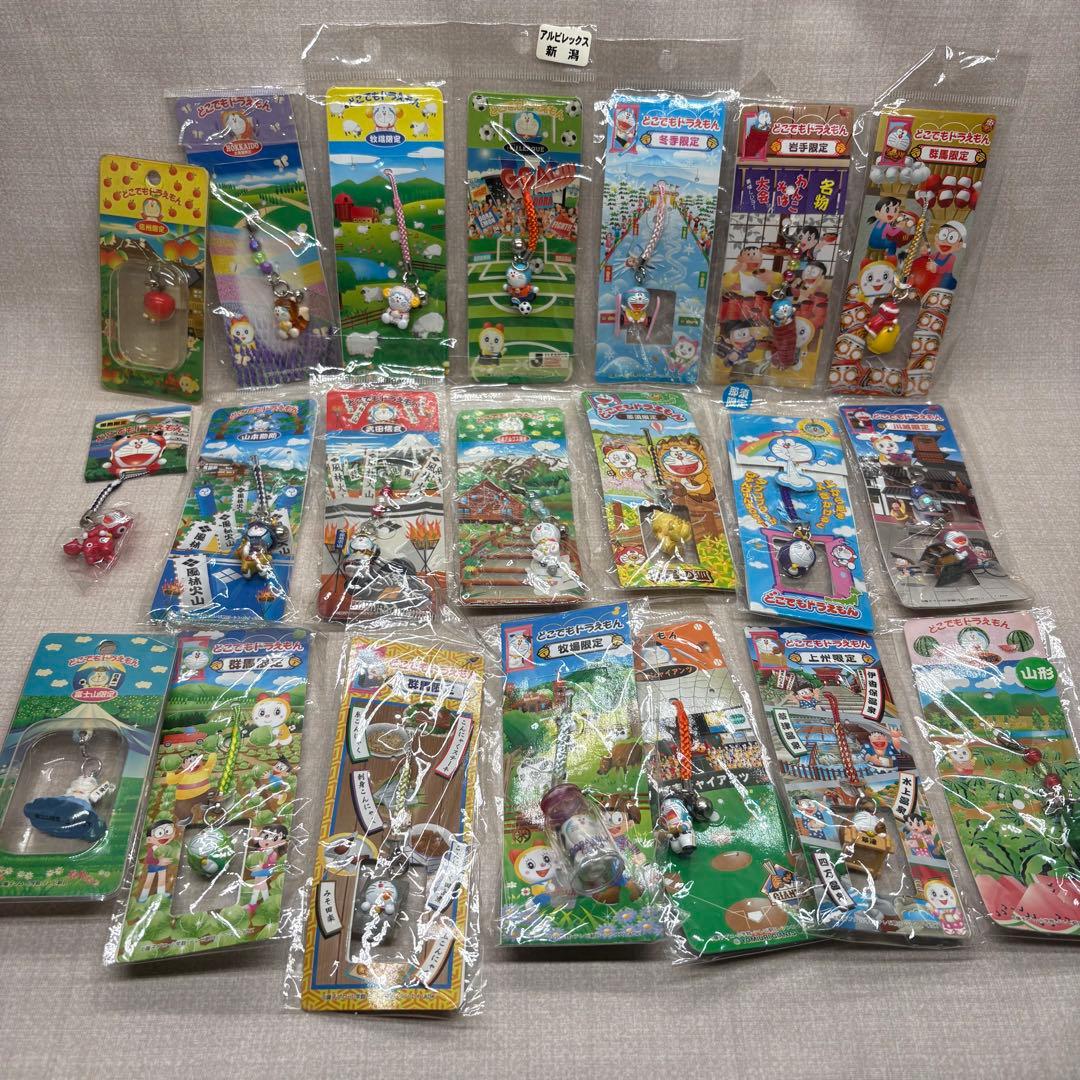 どこでもドラえもん ストラップ キーホルダー 根付け 等色々　21個