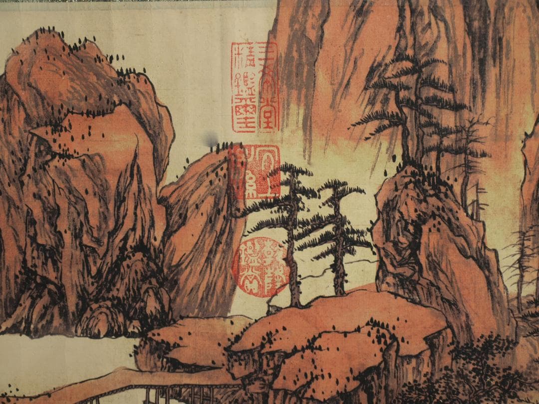 中国明時代の絵　激安骨董品　肉筆保証古美術 BD405A3-3