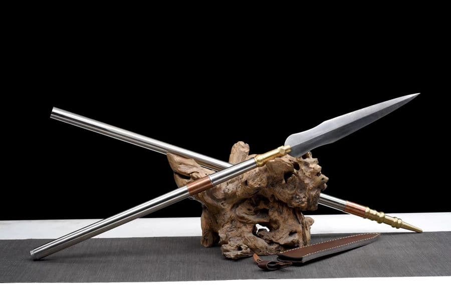 新型赤桜槍 古兵器 武具　刀装具　日本刀　模造刀 居合刀 長尺