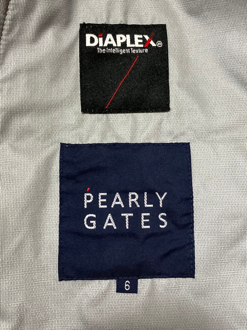 PEARLY GATES 機能的なフルジップ(ベストでもインナーのみでも使用可)