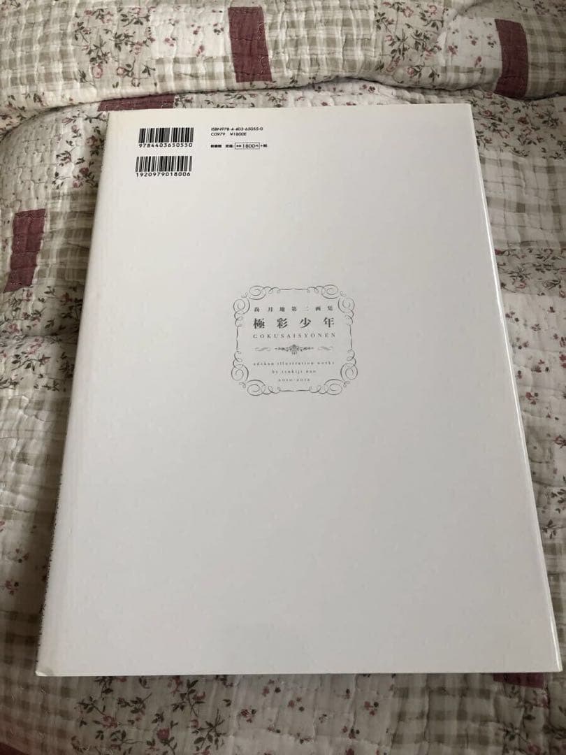 直筆イラストサイン入り 艶漢 極彩少年 イラスト集 尚月地