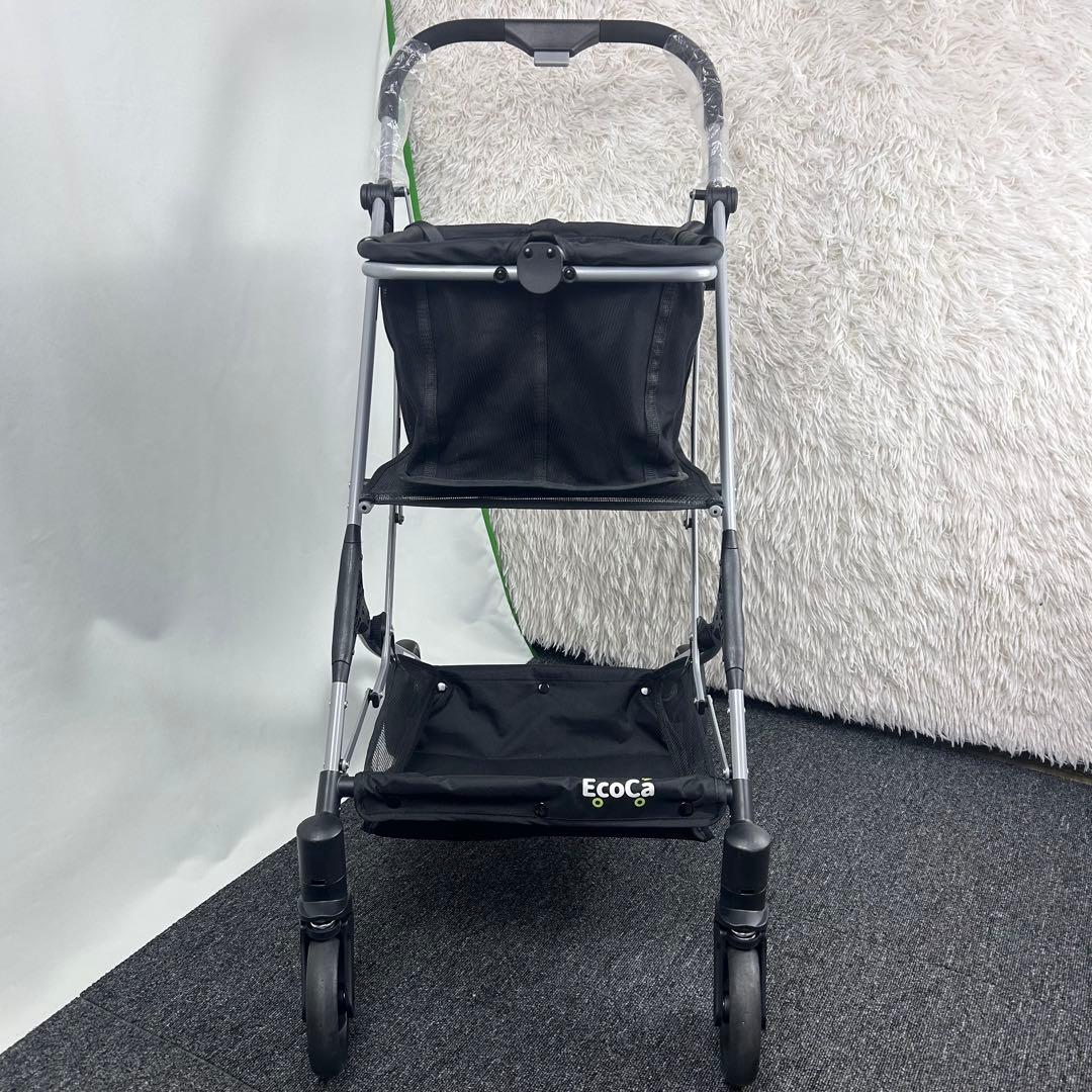 【美品】EcoCa エコカ ショッピングカート シルバーカー 折り畳み