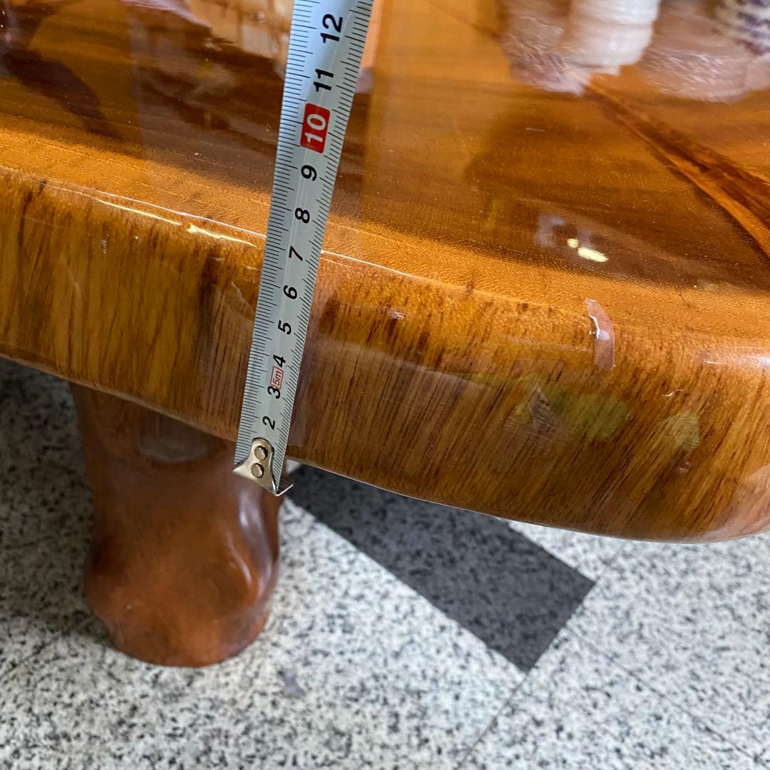 木材一枚板和室ローテーブル