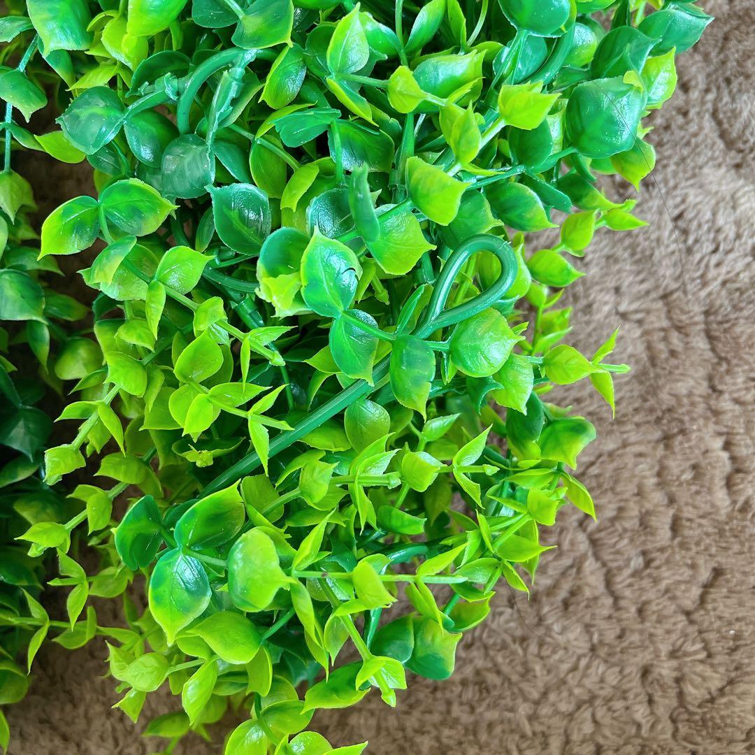 uxcell 5個セットの人工ユーカリの葉のガーランド 6フィートの人工緑