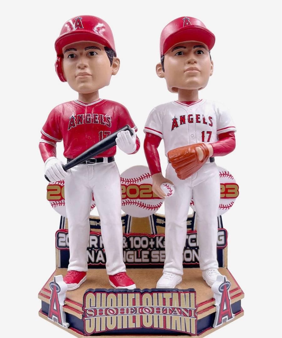 【即完売品】大谷翔平 ボブルヘッド 20本塁打 100奪三振 記念