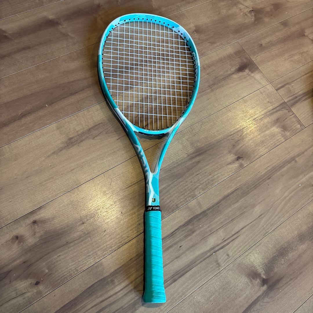 YONEX 軟式テニスラケット 水色