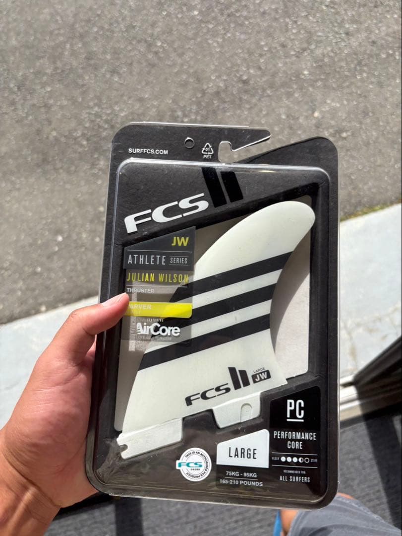 FCS JW サーフボードフィン Lサイズ