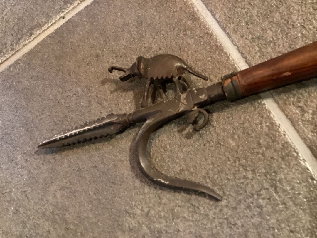 ビィンテージ　インド古武具　象使い　アンクス