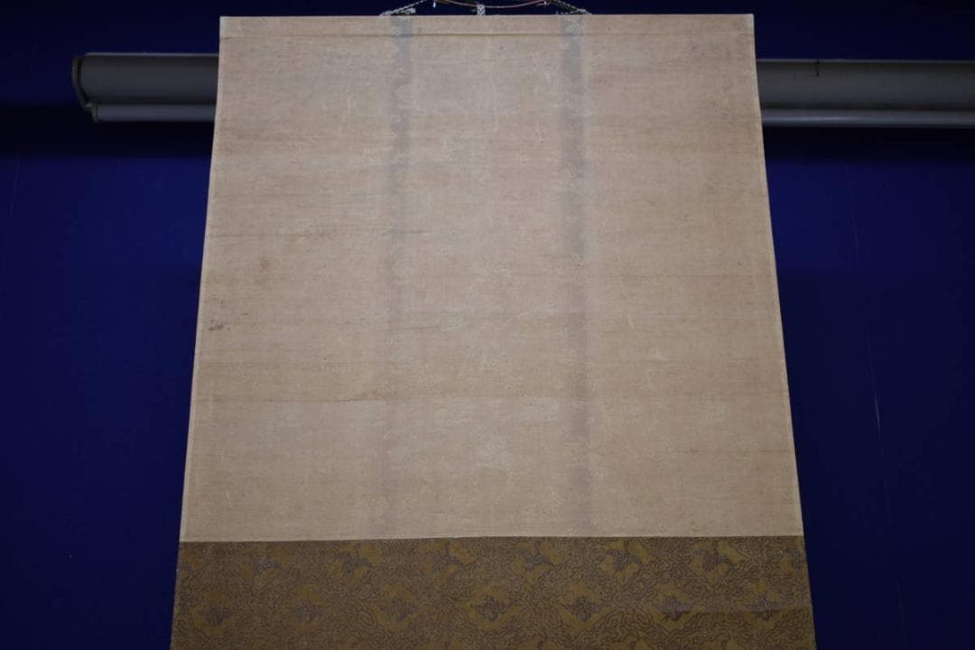 真作/谷文晁/松鶴画賛/桐箱二重箱付/布袋屋掛軸HI-98