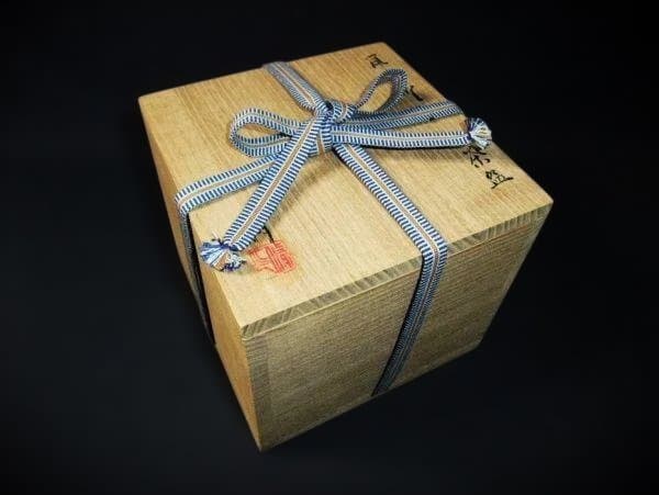 竹村脩 鼠志野 くろがね窯 銘「脩」志野茶碗 共布 共箱