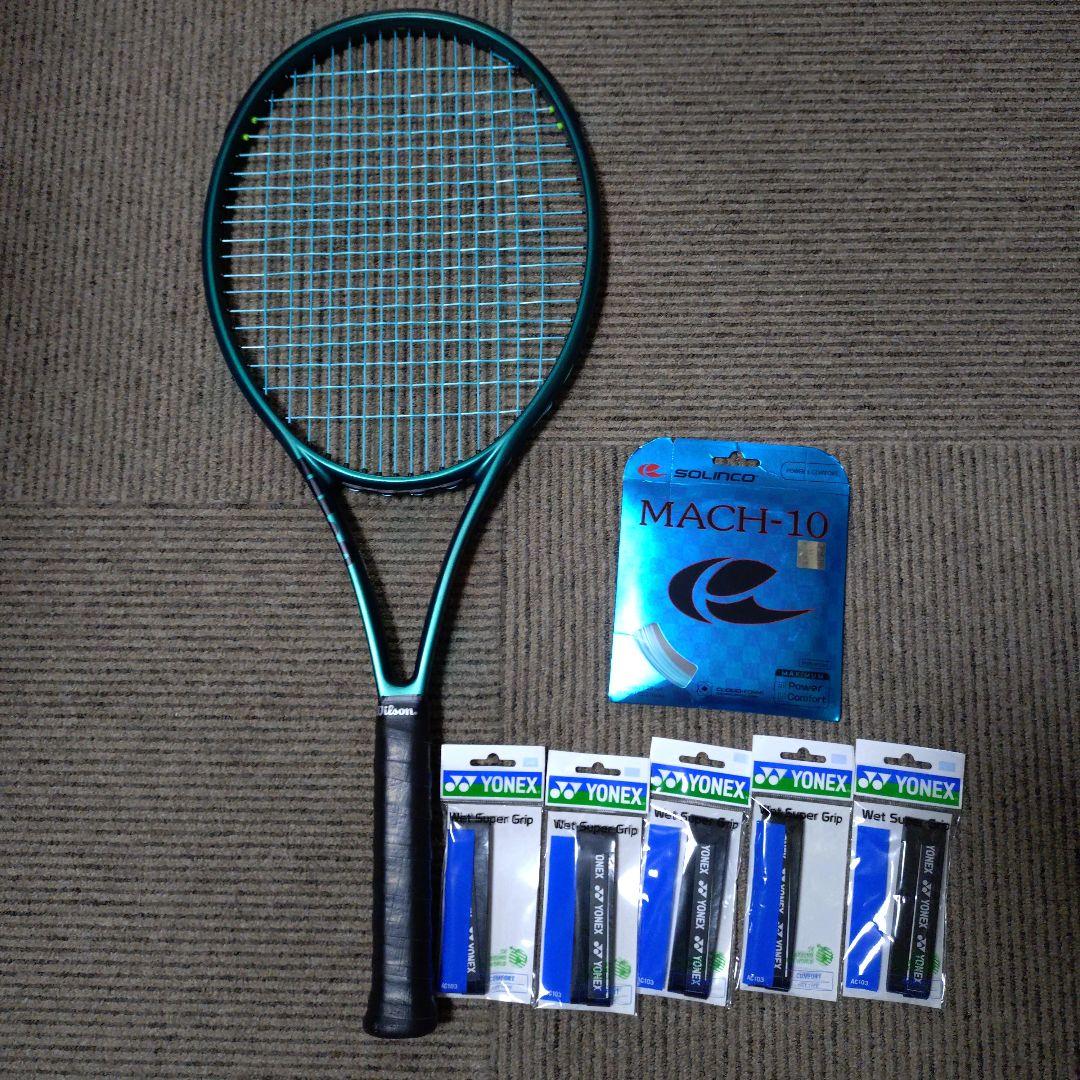 ウィルソン　ブレード100 ソリンコ MACH 10 YONEXグリップテープ