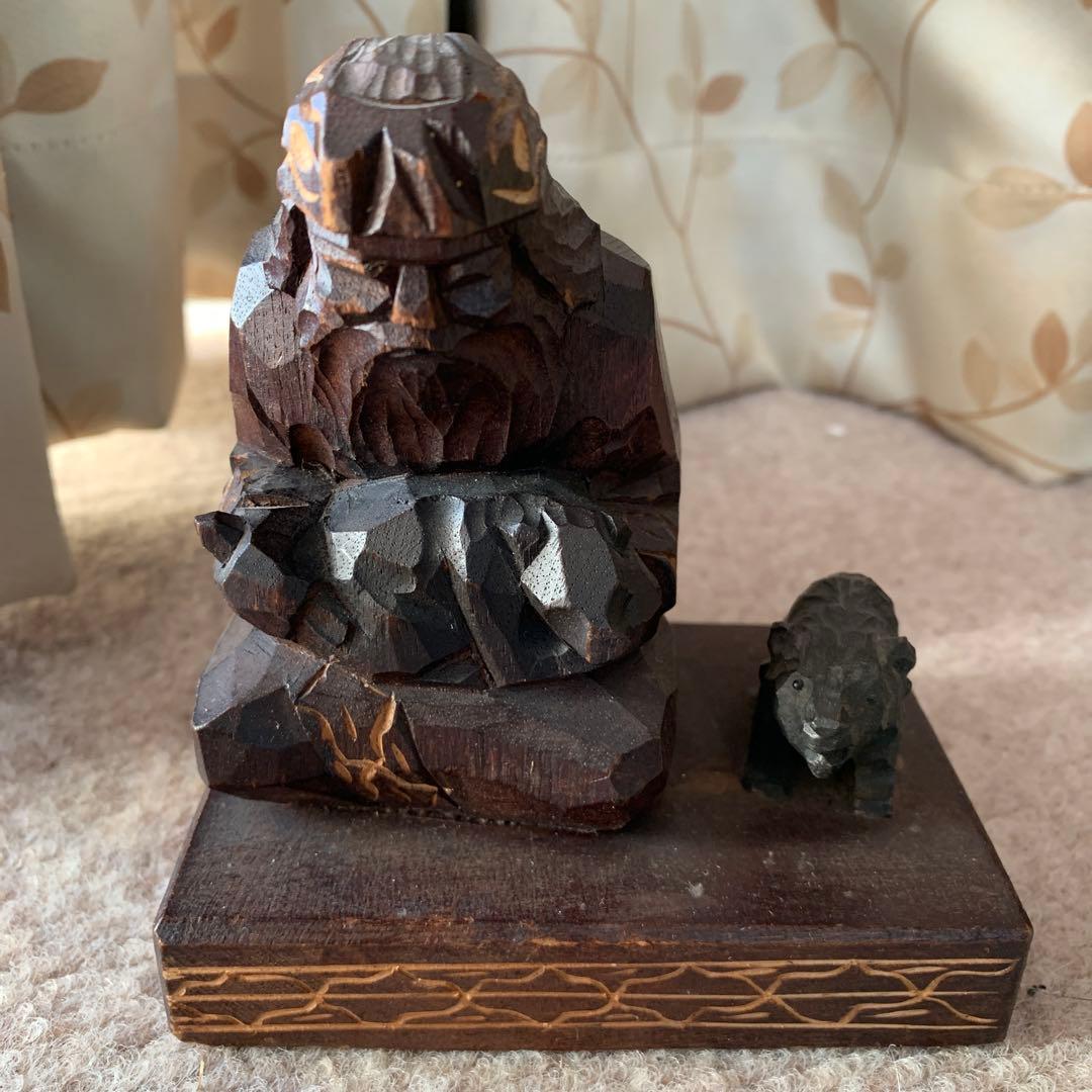 アイヌ民族の木彫り　カワイイ