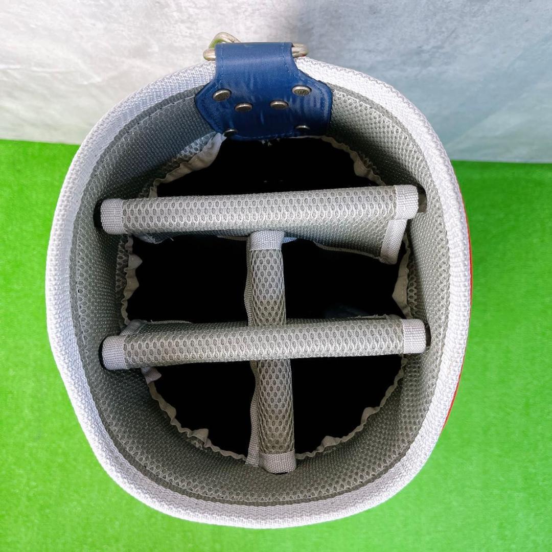 状態良好 コンバース キャディバッグ 口枠5分割 CONVERSE ゴルフバッグ