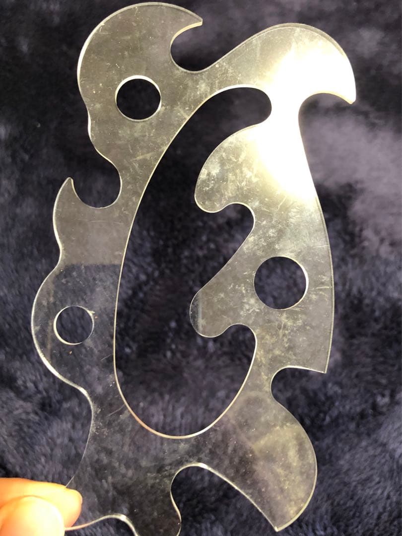 日本宝飾クラフト学院　ジュエリーデザイン画　テンプレート11枚＋雲形定規　セット