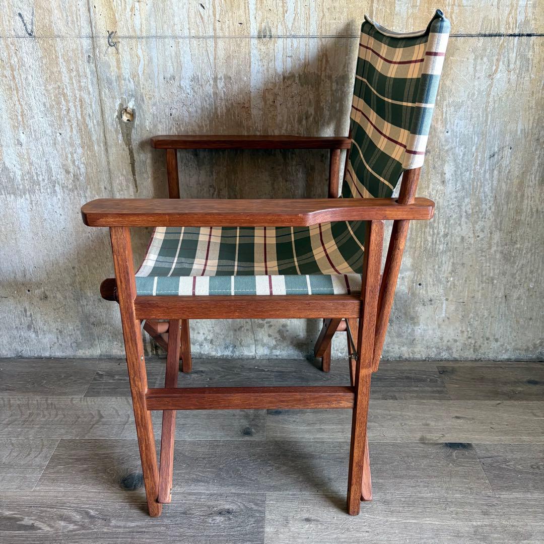 SOU WESTER ヴィンテージ ディレクターズチェア　チーク材　①