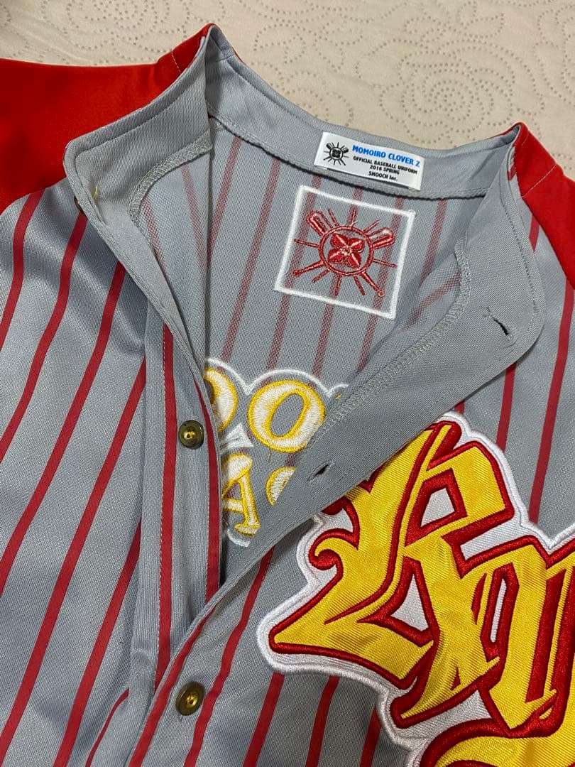 百田夏菜子　ユニフォーム　ももいろクローバーZ　ベースボールシャツ　ももクロ