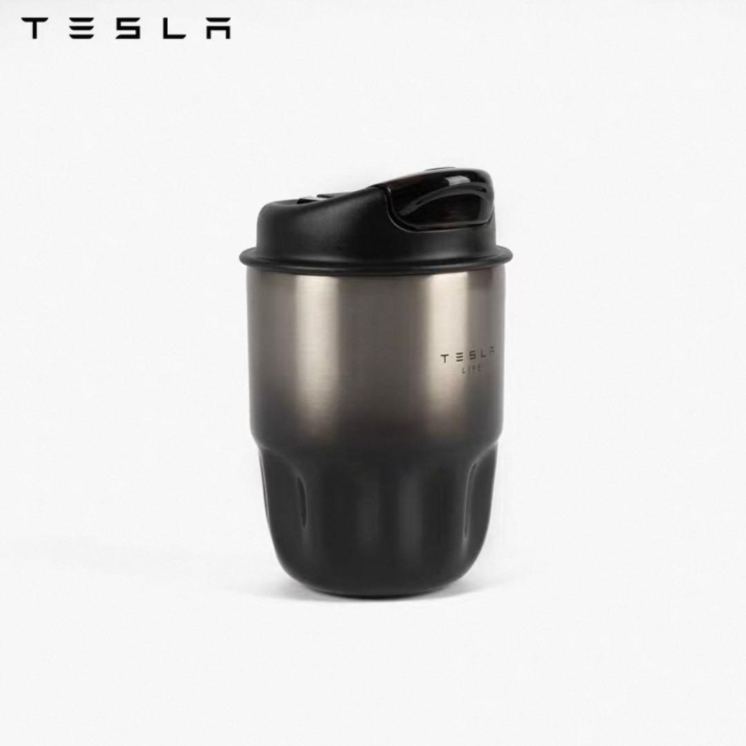 新品 Tesla テスラ ブラック メタリックグラデーション コーヒーカップ